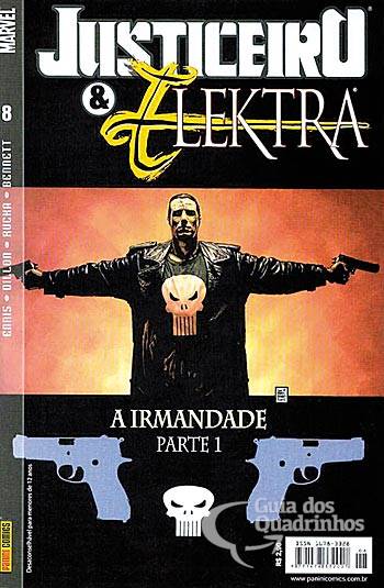 Justiceiro & Elektra n° 8 - Panini