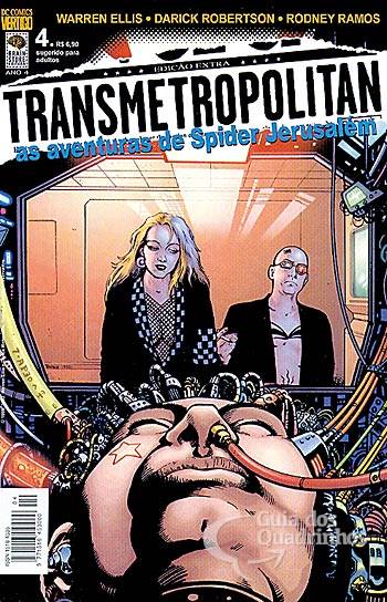 Transmetropolitan - As Aventuras de Spider Jerusalém n° 4 - Brainstore Editora
