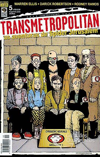 Transmetropolitan - As Aventuras de Spider Jerusalém n° 5 - Brainstore Editora