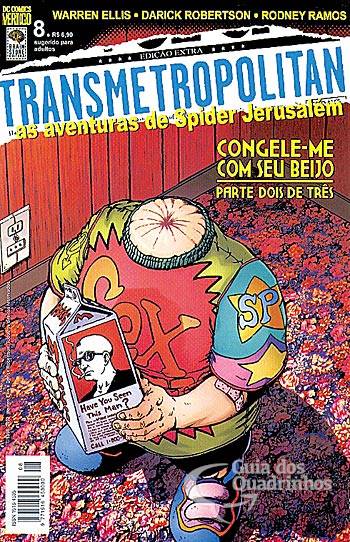 Transmetropolitan - As Aventuras de Spider Jerusalém n° 8 - Brainstore Editora