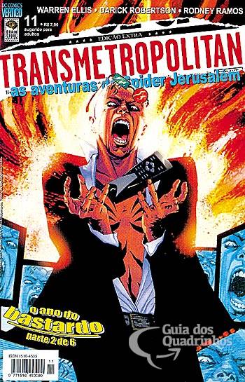 Transmetropolitan - As Aventuras de Spider Jerusalém n° 11 - Brainstore Editora