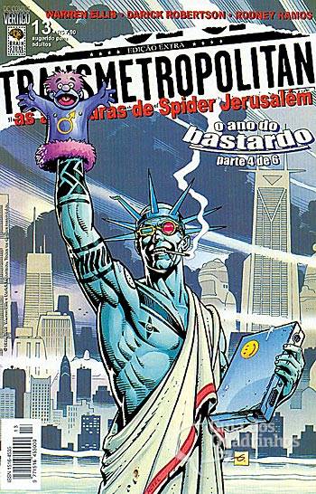 Transmetropolitan - As Aventuras de Spider Jerusalém n° 13 - Brainstore Editora