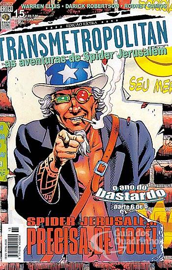 Transmetropolitan - As Aventuras de Spider Jerusalém n° 15 - Brainstore Editora