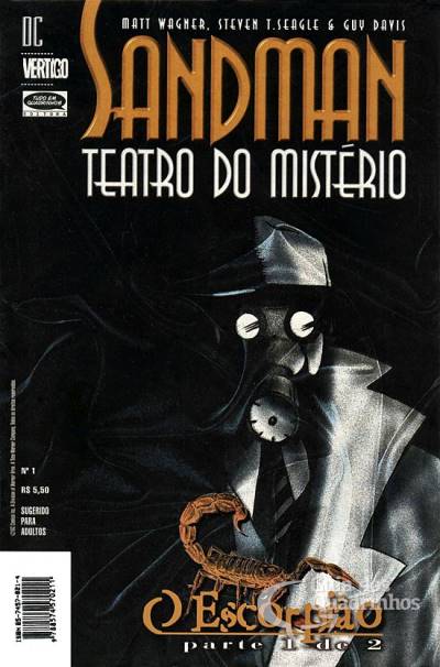 Sandman Teatro do Mistério - O Escorpião n° 1 - Tudo em Quadrinhos