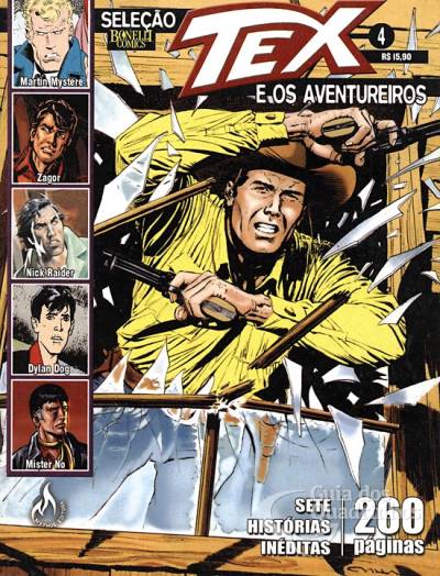Seleção Bonelli Comics Tex e Os Aventureiros n° 4 - Mythos