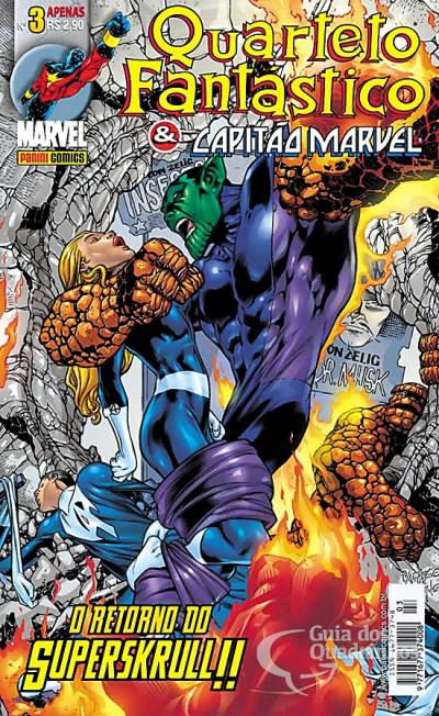 Quarteto Fantástico & Capitão Marvel n° 3 - Panini