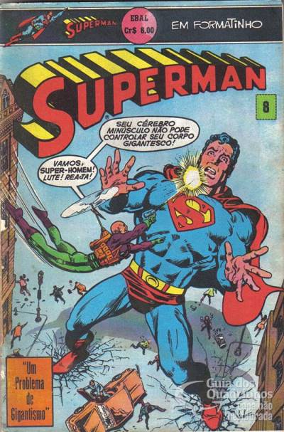 Superman (Em Formatinho) n° 8 - Ebal