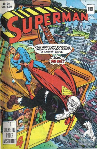 Superman (Em Formatinho) n° 30 - Ebal