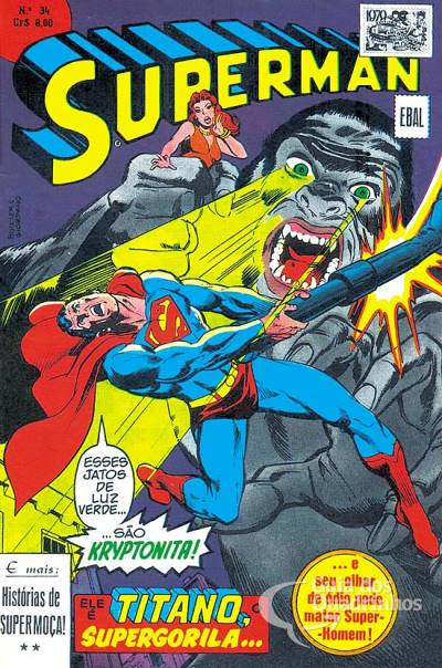 Superman (Em Formatinho) n° 34 - Ebal