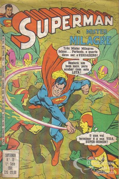 Superman (Em Formatinho) n° 70 - Ebal