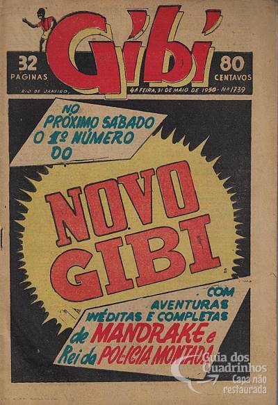 Gibi n° 1739 - O Globo
