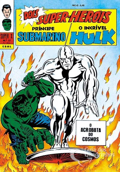 Príncipe Submarino e O Incrível Hulk (Super X) n° 17 - Ebal