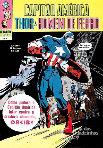 Capitão América, Thor e Homem de Ferro (A Maior) n° 7 - Ebal