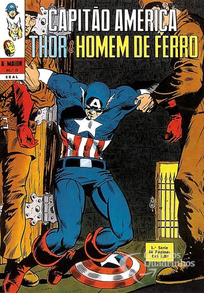 Capitão América, Thor e Homem de Ferro (A Maior) n° 8 - Ebal