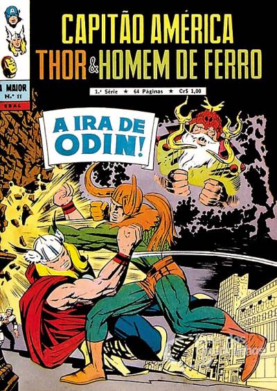 Capitão América, Thor e Homem de Ferro (A Maior) n° 11 - Ebal