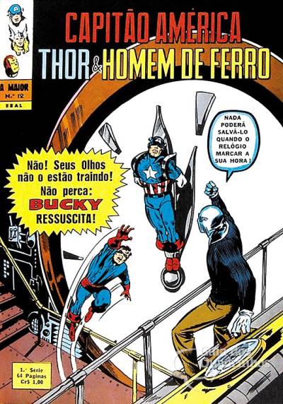 Capitão América, Thor e Homem de Ferro (A Maior) n° 12 - Ebal