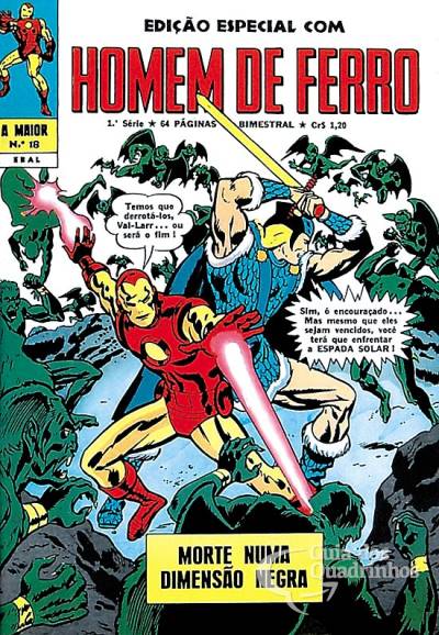 Capitão América, Thor e Homem de Ferro (A Maior) n° 18 - Ebal