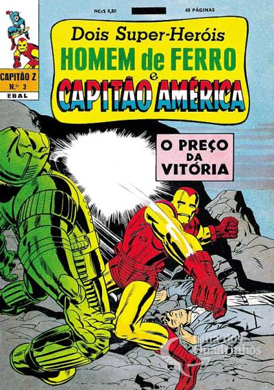 Homem de Ferro e Capitão América (Capitão Z) n° 3 - Ebal