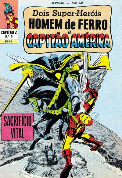 Homem de Ferro e Capitão América (Capitão Z) n° 5 - Ebal