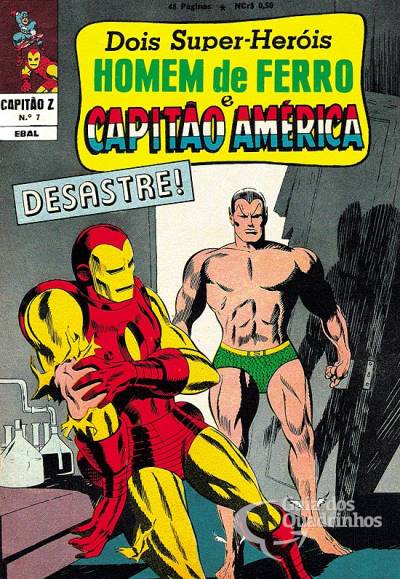 Homem de Ferro e Capitão América (Capitão Z) n° 7 - Ebal