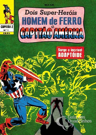Homem de Ferro e Capitão América (Capitão Z) n° 9 - Ebal