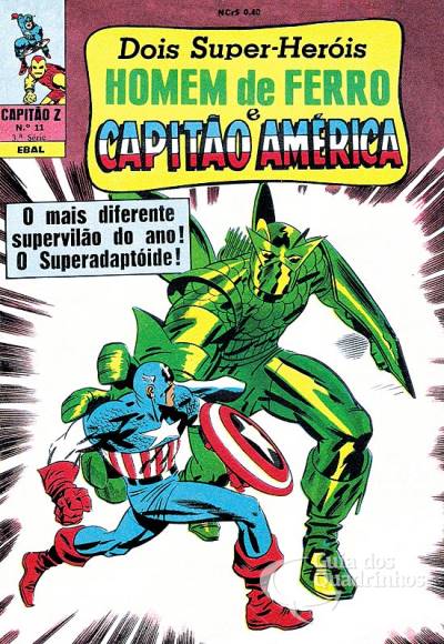 Homem de Ferro e Capitão América (Capitão Z) n° 11 - Ebal