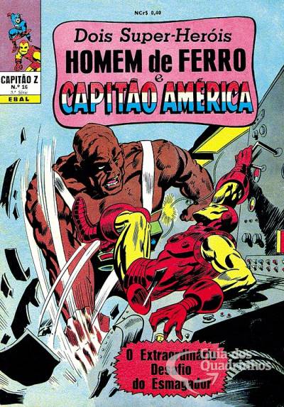 Homem de Ferro e Capitão América (Capitão Z) n° 16 - Ebal