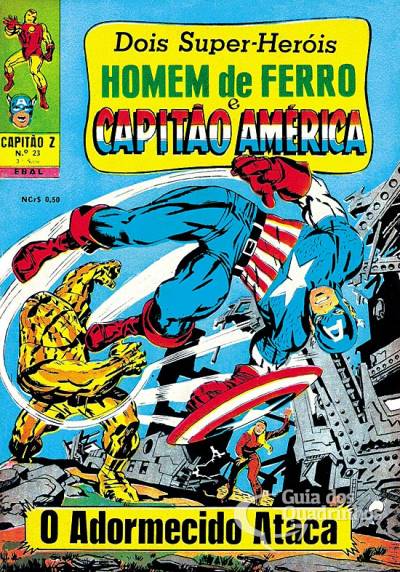 Homem de Ferro e Capitão América (Capitão Z) n° 23 - Ebal