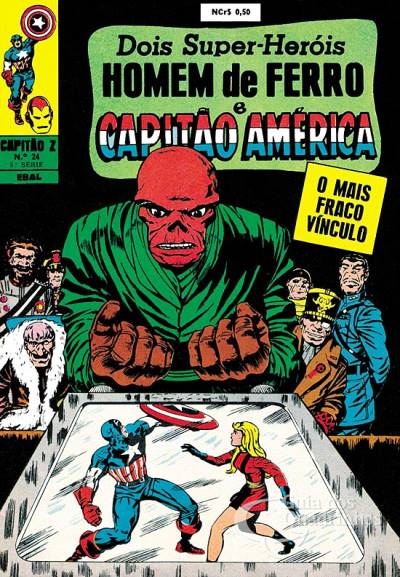 Homem de Ferro e Capitão América (Capitão Z) n° 24 - Ebal