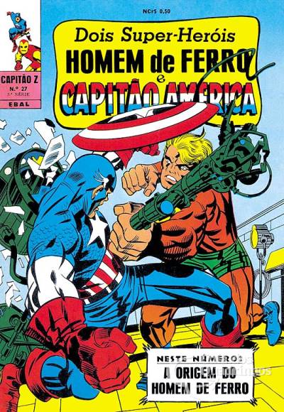 Homem de Ferro e Capitão América (Capitão Z) n° 27 - Ebal