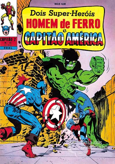 Homem de Ferro e Capitão América (Capitão Z) n° 31 - Ebal