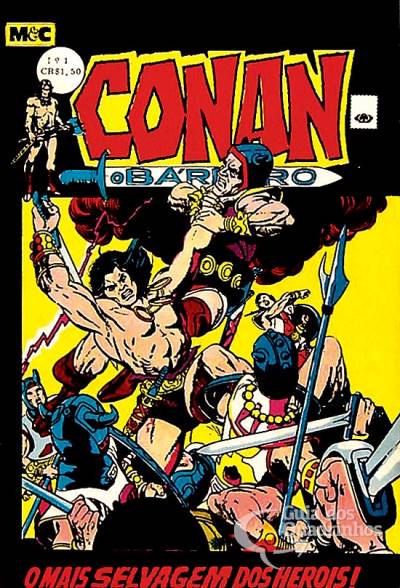 Conan, O Bárbaro n° 1 - Minami & Cunha (M & C)