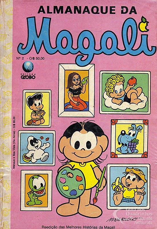 Almanaque Da Magali N° 2globo Guia Dos Quadrinhos 5707