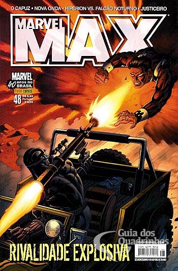 Revista Marvel Max N° 5, Livro Panini Comics/ Marvel Max Usado 90438495