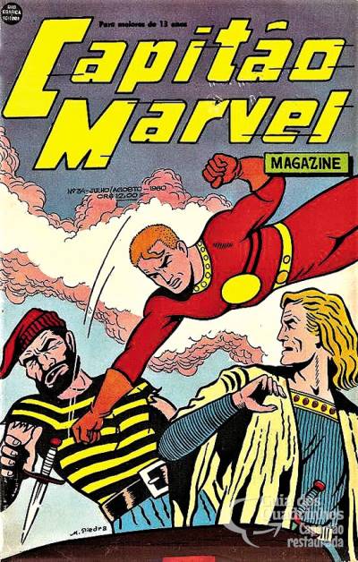 Capitão Marvel Magazine n° 34 - Rge