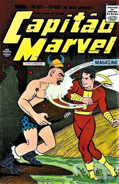 Capitão Marvel Magazine n° 43 - Rge