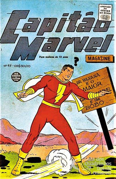 Capitão Marvel Magazine n° 47 - Rge
