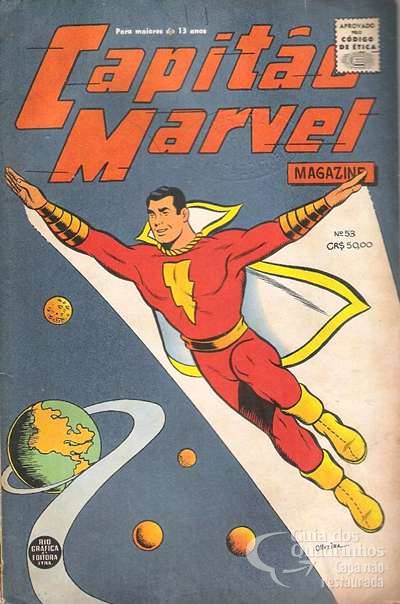 Capitão Marvel Magazine n° 53 - Rge