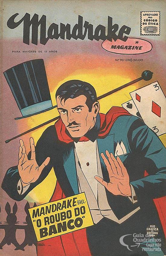 Mandrake Nº 27 Editora Saber 1974