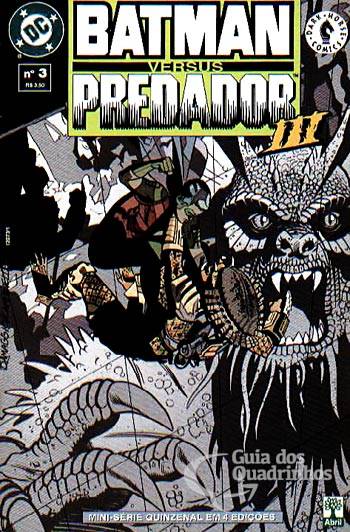 Batman Versus Predador III n° 3 - Abril