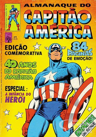 Capitão América n° 29 - Abril