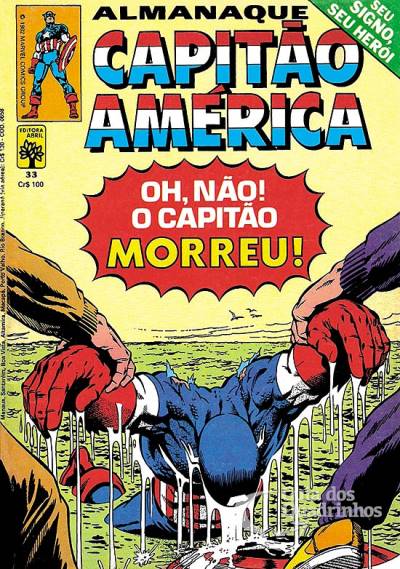 Capitão América n° 33 - Abril