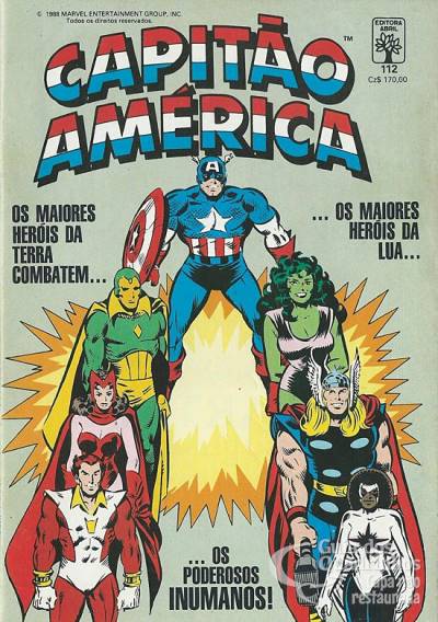 Capitão América n° 112 - Abril