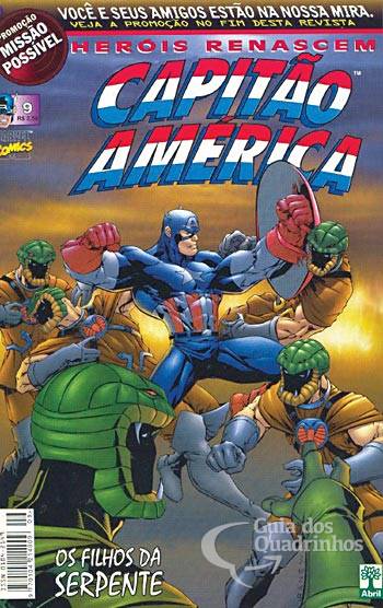 Heróis Renascem - Capitão América n° 9 - Abril