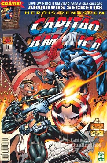Heróis Renascem - Capitão América n° 11 - Abril