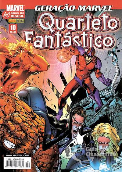 Geração Marvel - Quarteto Fantástico n° 10 - Panini