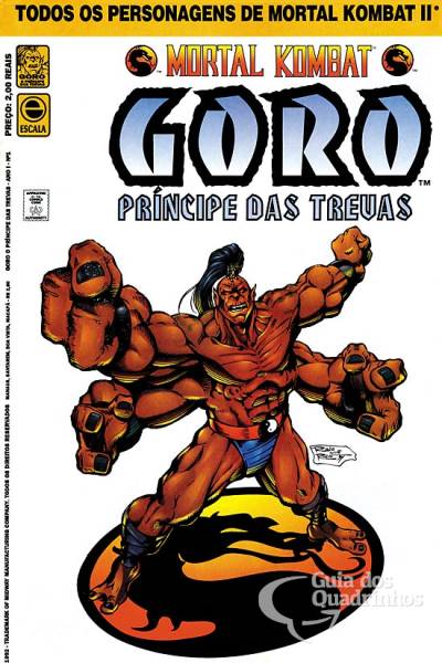 Mortal Kombat: Goro, Príncipe das Trevas n° 1 - Escala