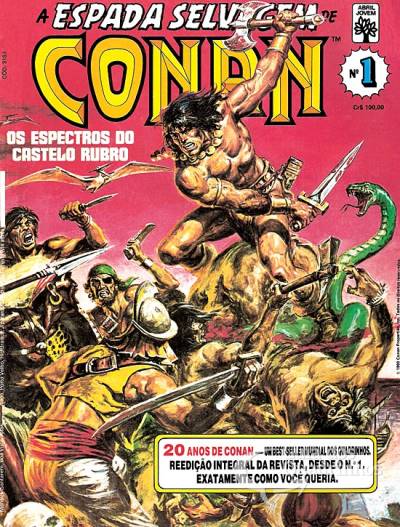 Espada Selvagem de Conan - Reedição, A n° 1 - Abril
