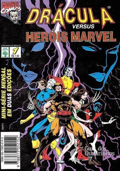 Drácula Versus Heróis Marvel n° 1 - Abril