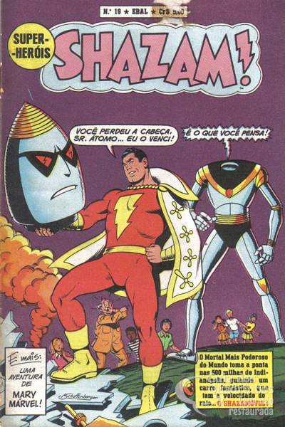 Shazam! (Super-Heróis) em Formatinho n° 19 - Ebal